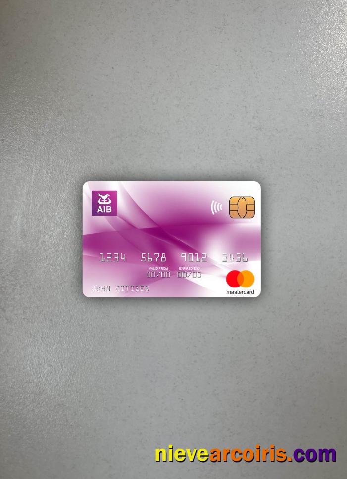 Ireland AIB bank mastercard photolook